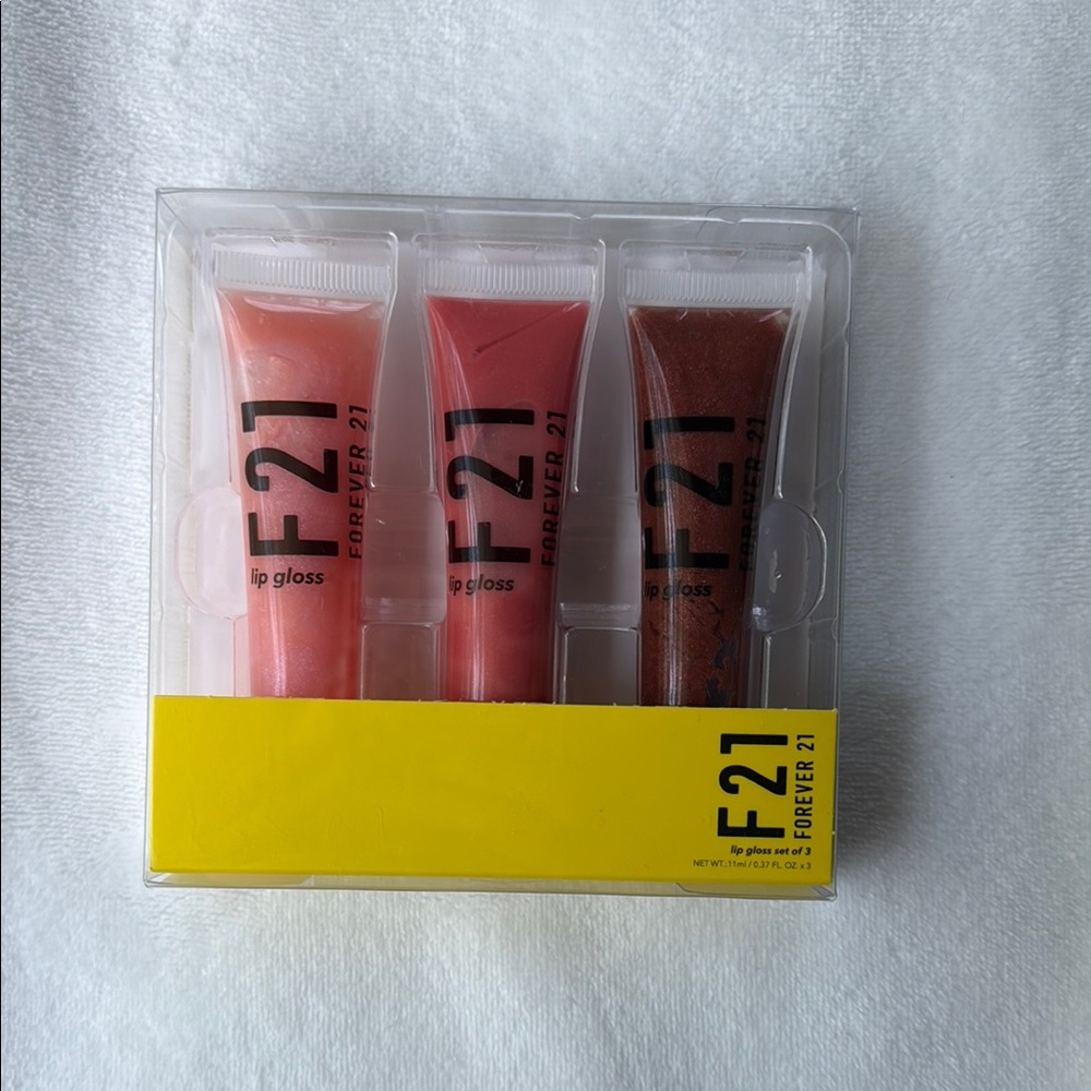 Forever 21 Lip Gloss Trio - Rose Gold, Posy, Copper